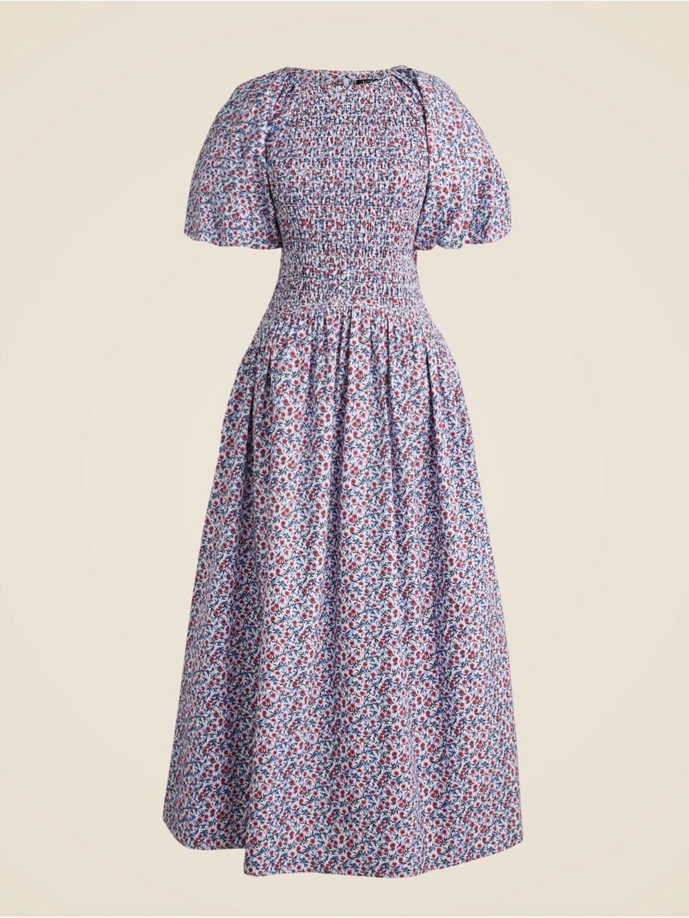 J. Crew Meadow Dress in Cotton Poplin